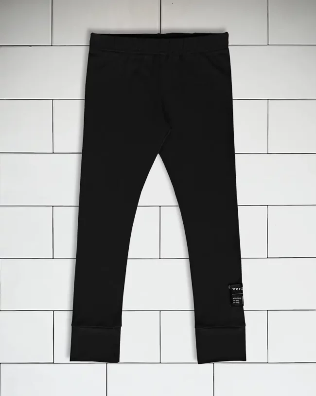 Kids leggings colour black Vermet view1