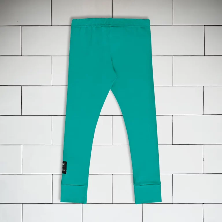 Kids leggings colour turquoise Vermet view2