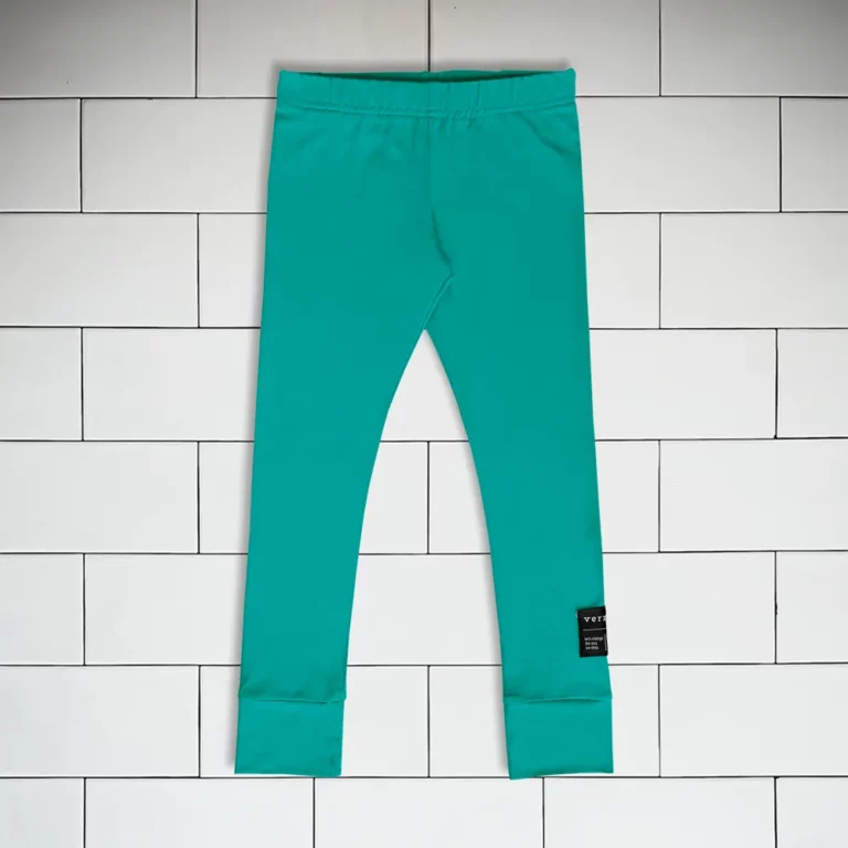 Kids leggings colour turquoise Vermet view1