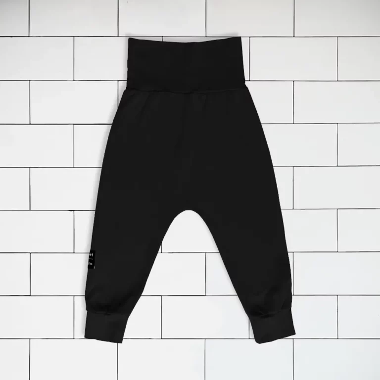 Kids harem pants colour black Vermet view2