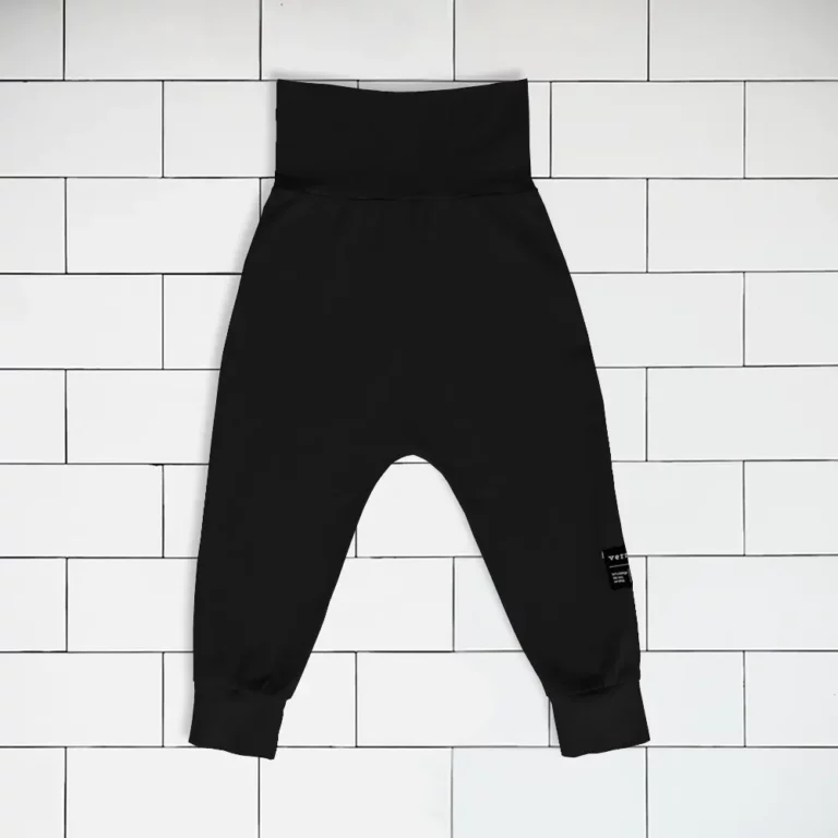 Kids harem pants colour black Vermét view1