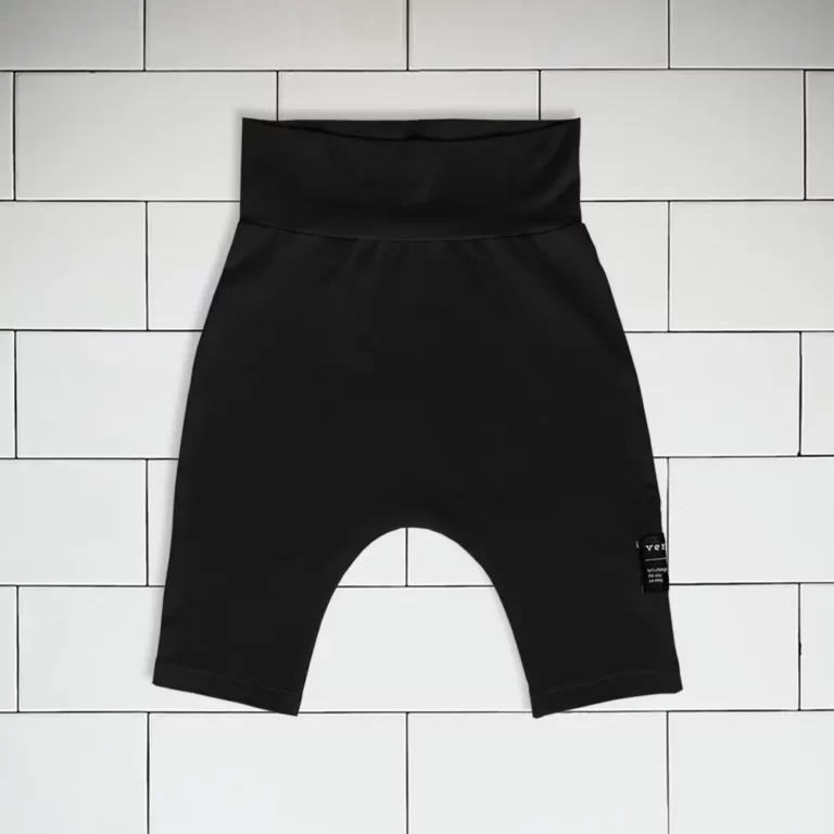 Kids baggy shorts colour black Vermet view1