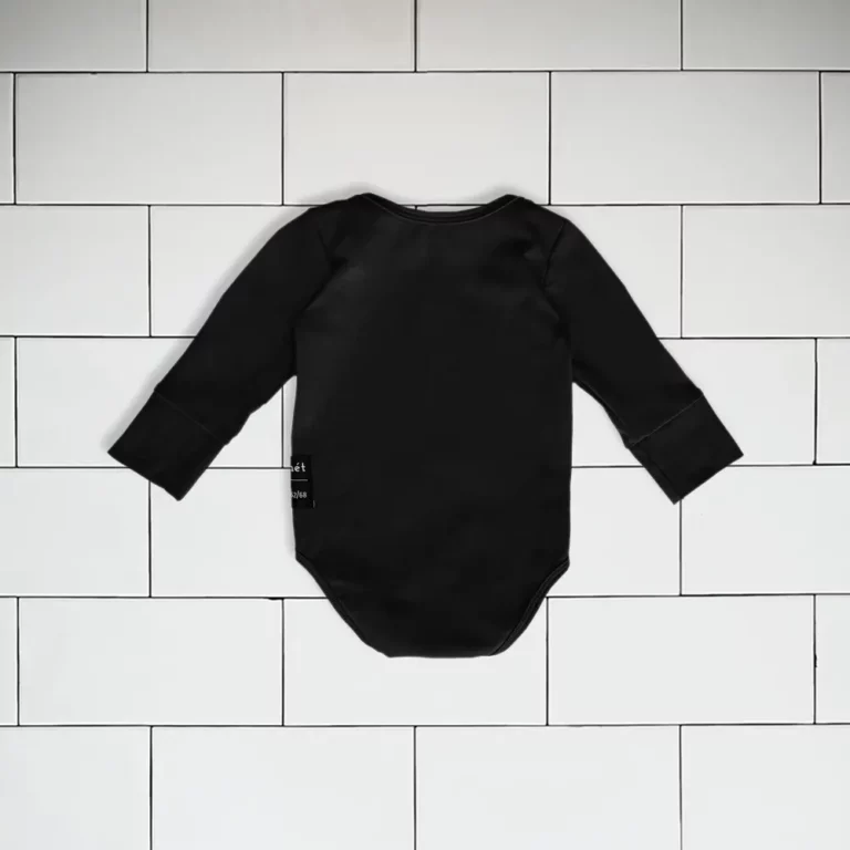 Baby Onesie colour black Vermet view2