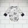Baby Onesie Jungle Jam animal pattern colour black and white Vermét view2