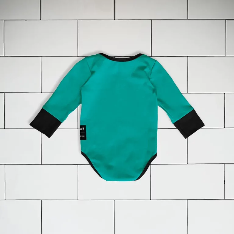 Baby Onesie colour turquoise Vermét view2